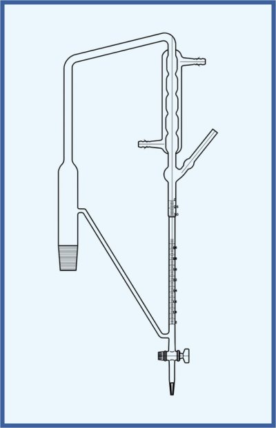 Apparatus for determination of volatile oil in drugs - without accessories