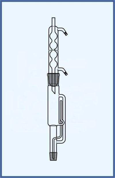 Condensers - Extractor - extractor Soxhlet with Allihn condenser