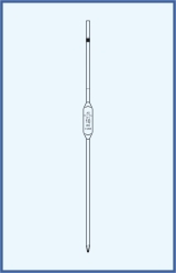 Pipettes with one and two marks, QUALICOLOR, COLOR CODE