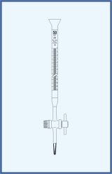 PTFE key, with Schellbach stripe, class AS PTFE key, with Schellbach stripe, class AS
