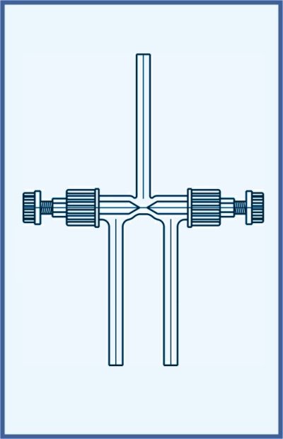 Stopcocks, valve and keys - valves - PTFE needle - valve VT 0-2 - double way, design A