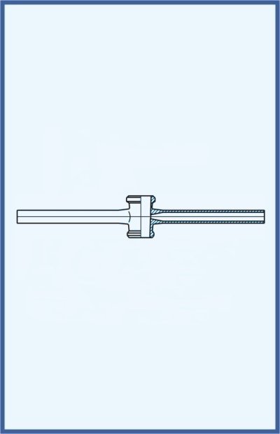 Stopcocks, valve and keys - single way stopcock polished - without key
