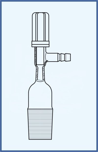 Stopcocks, valve and keys - desiccator needle valve with SJ