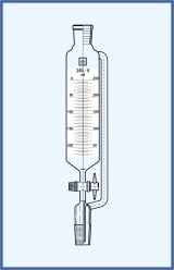 with teflon SJ stopcock, with pressure equalizing tube