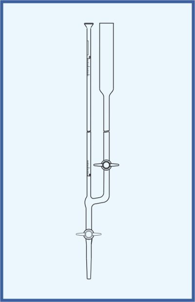 Mikrobürette nach Bang - mit Einweghahn, PTFE-Küken, mit Umlaufhahn mit PTFE-Küken, Klasse AS