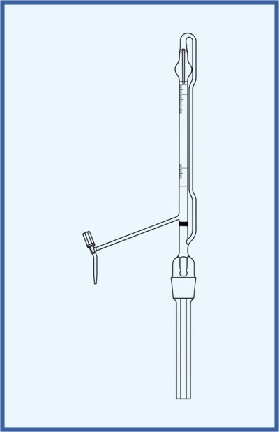 Automatic burettes according to Pellet - with PTFE valve, QUALICOLOR - with Schellbach stripe, class AS