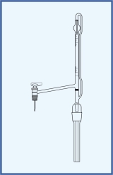 seitliches Glas-Küken, mit Schellbach-Streifen, Klasse B