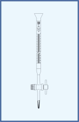 PTFE key, with Schellbach stripe, class AS