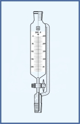 with teflon SJ stopcock, with pressure equalizing tube with teflon SJ stopcock, with pressure equalizing tube