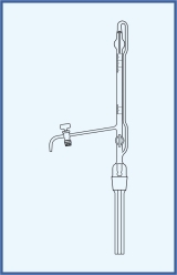 with intermediate stopcock, glass key, class AS