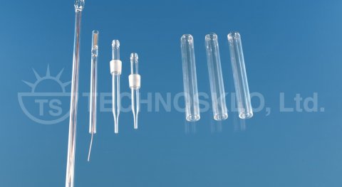 Electrode, pipette for dropping bottle, hollow tubes