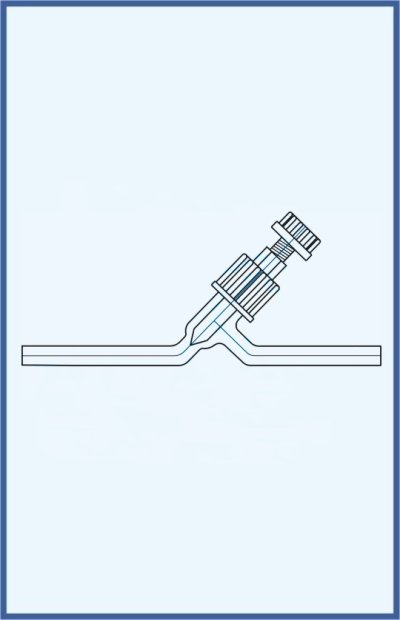 Stopcocks, valve and keys - valves - PTFE needle - valve VT 0-10 - single way, strajght, design A
