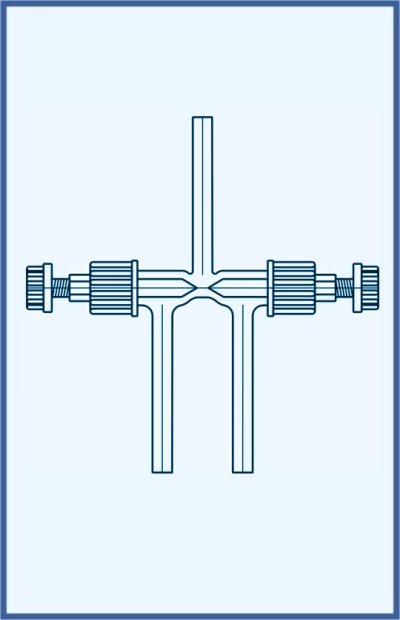Stopcocks, valve and keys - valves - PTFE needle - valve VT 0-5 - double way, design A