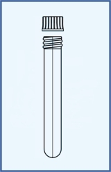 Culture tubes with black cap - autoclavable by 121 °C Culture tubes with black cap - autoclavable by 121 °C