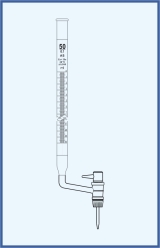 lateral PTFE key, with Schellbach stripe, class AS lateral PTFE key, with Schellbach stripe, class AS