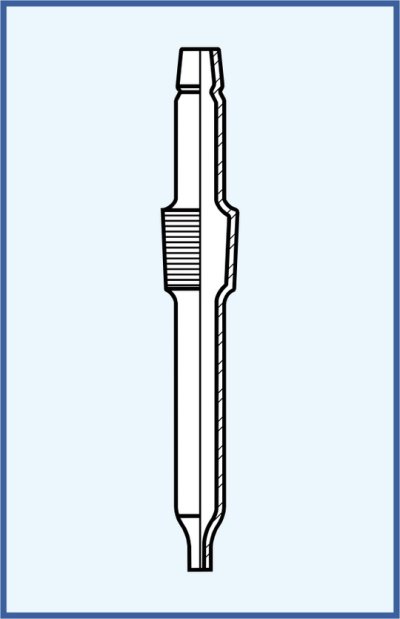 Tropfflasche - Pipette mit NS 14/15 für Tropfflasche