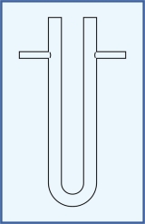 U - tube with two side arms U - tube with two side arms
