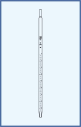 Graduated pipettes for serology - wide tip