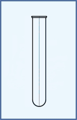 Test tubes with rim, round bottom Test tubes with rim, round bottom