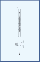 PTFE key, with Schellbach stripe, class B