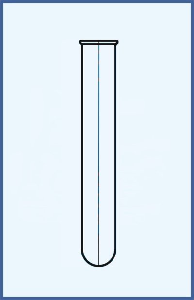 Test tubes - Soda lime glass - Test tubes with rim, round bottom