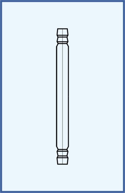 Connecting tube - Double-ended hose connection