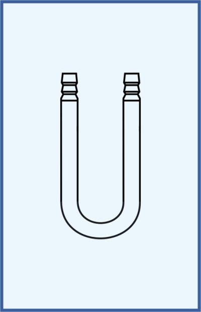 U-shape with hose connections