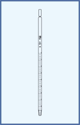 Graduated pipettes for serology - wide tip