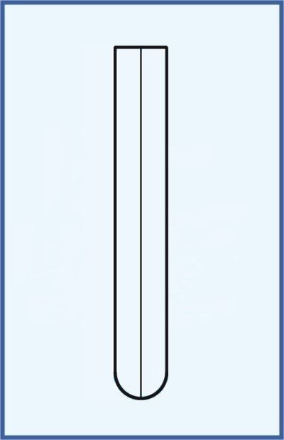 Test tubes - Soda lime glass - Test tubes without rim, round bottom