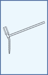 burette valve with PTFE needle