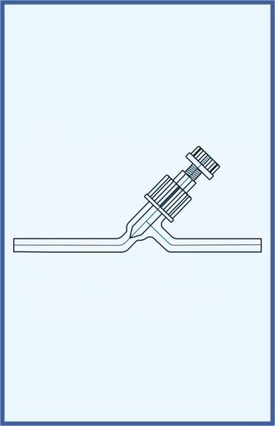 Stopcocks, valve and keys - valves - PTFE needle - valve VT 0-5 - single way, strajght, design A