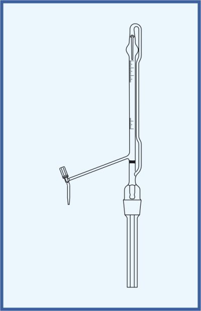 Automatic burettes according to Pellet - with PTFE valve, QUALICOLOR - class B