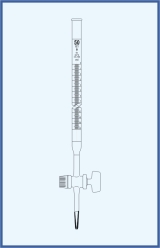 glass key, with Schellbach stripe, class B glass key, with Schellbach stripe, class B