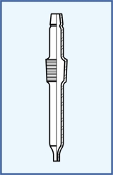 Pipette with SJ 14/15 for dropping bottles