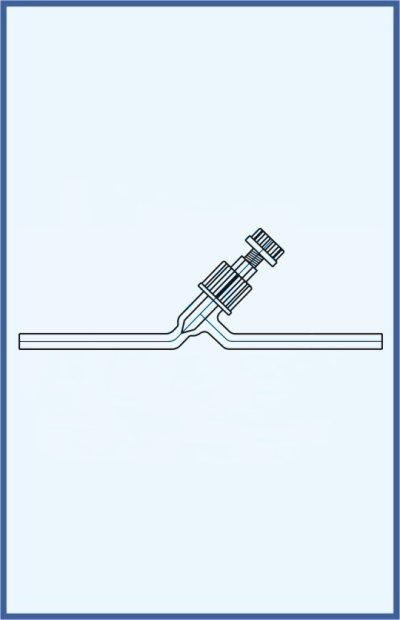 Stopcocks, valve and keys - valves - PTFE needle - valve VT 0-2 - single way, strajght, design A