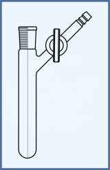 Nitrogen tubes - Schlenk tubes with straight stopcock, with glass key
