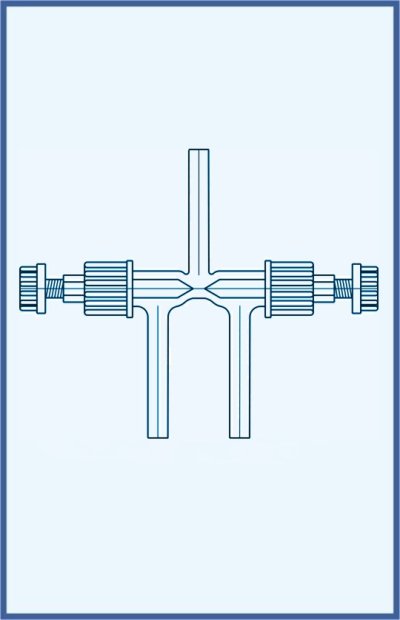 Stopcocks, valve and keys - valves - PTFE needle - valve VT 0-10 - double way, design A