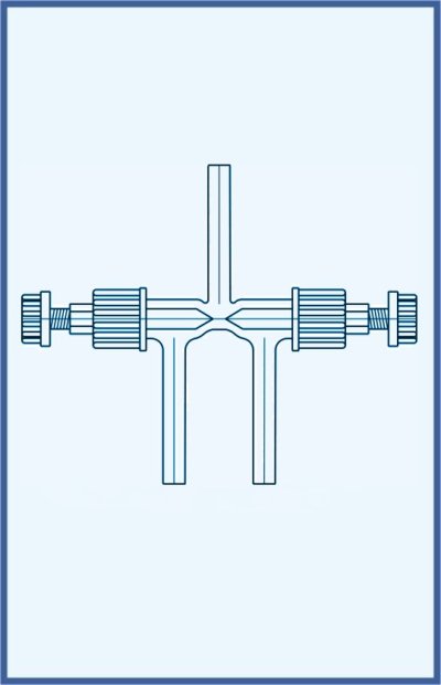 Hahn, Ventile und Küken - Ventile - PTFE Nadel - Ventil VT 0-10 - Zweiweg, Auführung A