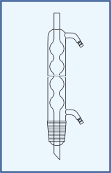 condensers Allihn, for extractors, SJ cone