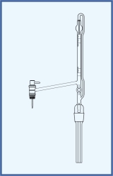 seitliches PTFE Küken, mit Umlaufhahn mit PTFE-Küken, mit Schellbach-Streifen, Klasse AS