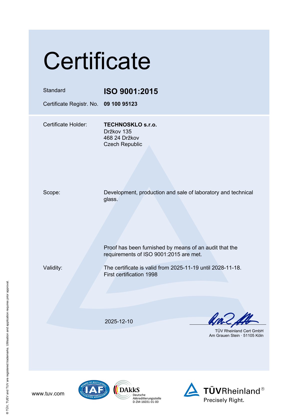 ISO 9001 de