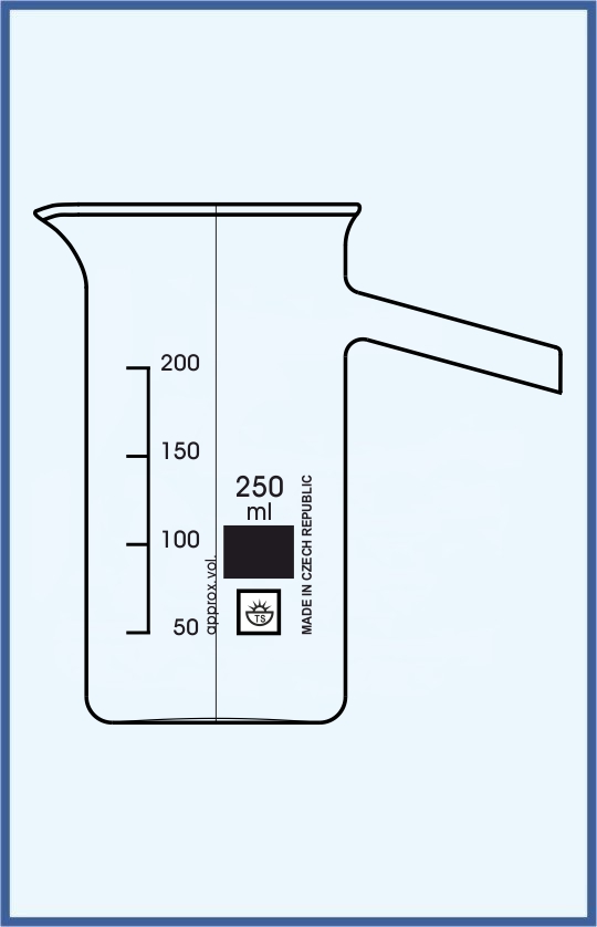 Beakers, tall form, with outlet tube - TECHNOSKLO, Ltd. - PRODUCTS ...